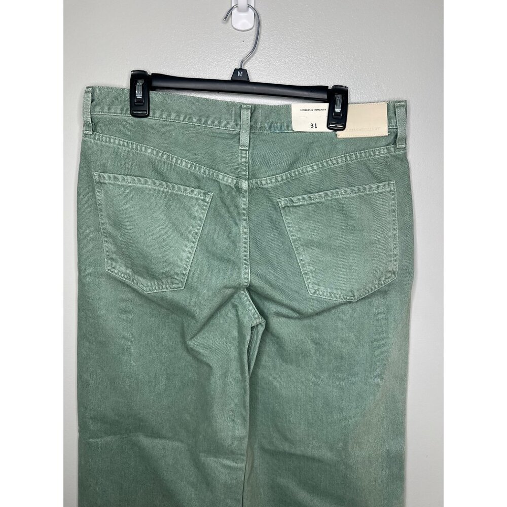 Citizens Of Humanity Loli Mid Rise Baggy in Nova Green Size 31 - Picture 9 of 17
